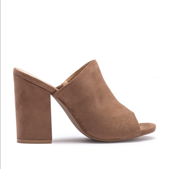 Wild Diva Shoes - FINAL PRICE BEFORE DONATING NWT Tan Mules